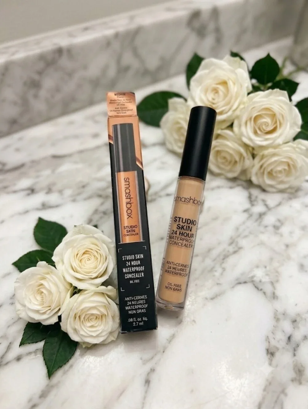 Smashbox Studio Skin 24 Hour WATERPROOF Concealer In Medium ☆RARE☆ |Read Below